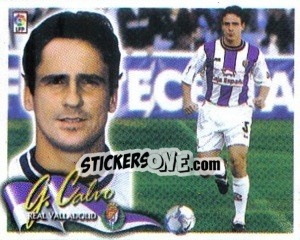 Cromo Garcia Calvo - Liga Spagnola 2000-2001 - Colecciones ESTE