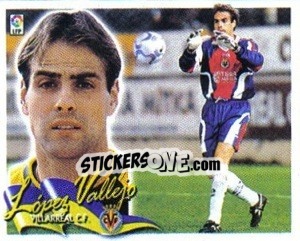Cromo Lopez Vallejo - Liga Spagnola 2000-2001 - Colecciones ESTE