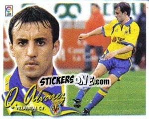 Sticker Quique Alvarez - Liga Spagnola 2000-2001 n. 458 - Colecciones ESTE