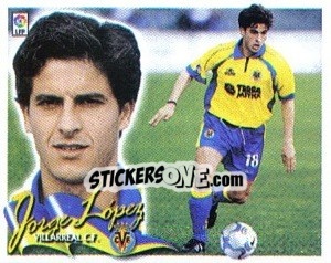 Cromo Jorge Lopez - Liga Spagnola 2000-2001 - Colecciones ESTE