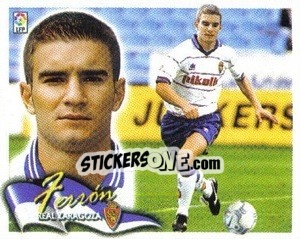 Cromo Ferron - Liga Spagnola 2000-2001 - Colecciones ESTE