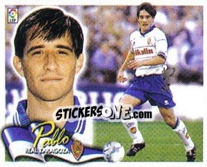 Cromo Pablo - Liga Spagnola 2000-2001 n. 485 - Colecciones ESTE
