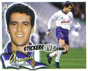 Cromo Aragon - Liga Spagnola 2000-2001 - Colecciones ESTE