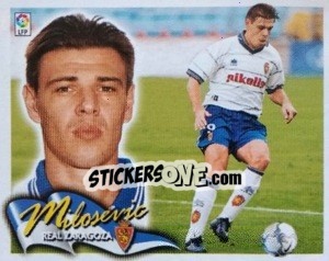 Sticker Milosevic - Liga Spagnola 2000-2001 n. 496 - Colecciones ESTE