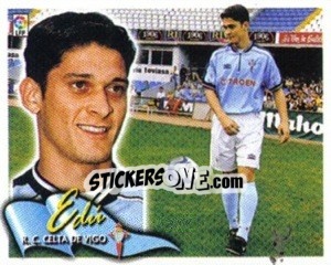 Sticker 1.BIS. Edu (CELTA) - Liga Spagnola 2000-2001 - Colecciones ESTE