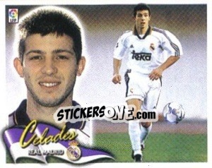 Sticker 2. Celades (REAL MADRID) - Liga Spagnola 2000-2001 - Colecciones ESTE