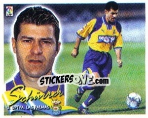 Figurina 3.BIS. Schurrer (LAS PALMAS) - Liga Spagnola 2000-2001 - Colecciones ESTE