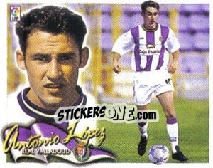 Figurina 4. Antonio Lopez (VALLADOLID) - Liga Spagnola 2000-2001 - Colecciones ESTE