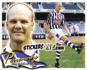 Sticker 8. Peiremans (REAL SOCIEDAD) - Liga Spagnola 2000-2001 - Colecciones ESTE