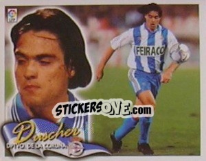 Figurina 12. Duscher (DEPORTIVO) (Doble Imagen) - Liga Spagnola 2000-2001 - Colecciones ESTE