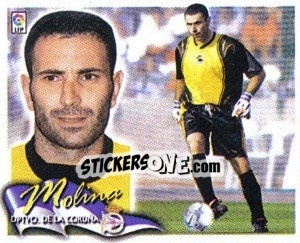 Sticker 13. Molina (DEPORTIVO) - Liga Spagnola 2000-2001 n. 518 - Colecciones ESTE