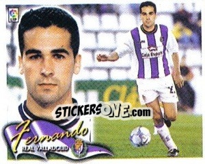 Cromo 17. Fernando (VALLADOLID) - Liga Spagnola 2000-2001 - Colecciones ESTE