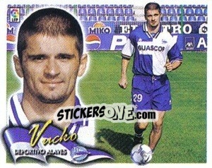 Sticker 19. Vucko (ALAVES) - Liga Spagnola 2000-2001 n. 524 - Colecciones ESTE