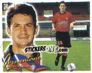 Cromo 25. Armentano (OSASUNA) - Liga Spagnola 2000-2001 - Colecciones ESTE