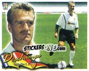 Figurina 26. Deschamps (VALENCIA) - Liga Spagnola 2000-2001 - Colecciones ESTE