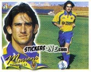 Sticker 28. Marioni (VILLARREAL) - Liga Spagnola 2000-2001 - Colecciones ESTE