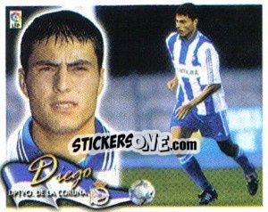 Cromo 29. Diego Tristan (DEPORTIVO) - Liga Spagnola 2000-2001 - Colecciones ESTE
