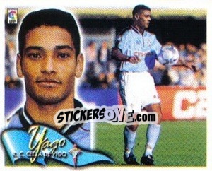 Sticker 34. Yago (CELTA) - Liga Spagnola 2000-2001 n. 539 - Colecciones ESTE