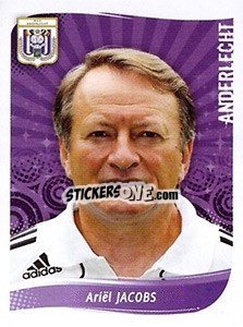 Sticker Ariel Jacobs - Football Belgium 2008-2009 - Panini