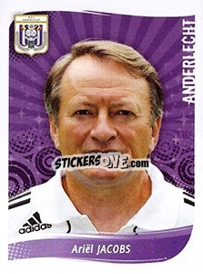 Cromo Ariel Jacobs - Football Belgium 2008-2009 n. 2 - Panini