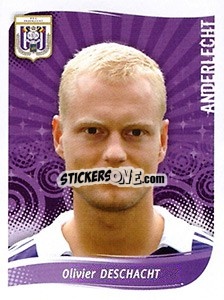 Sticker Olivier Deschacht - Football Belgium 2008-2009 - Panini