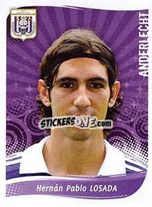 Sticker Hernan Pablo Losada - Football Belgium 2008-2009 - Panini