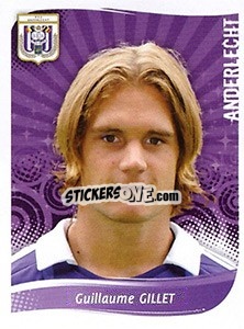 Sticker Guillaume Gillet - Football Belgium 2008-2009 n. 11 - Panini