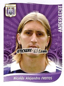 Sticker Nicolas Alejandro Frutos - Football Belgium 2008-2009 - Panini
