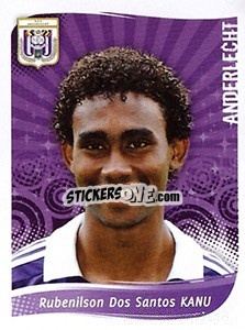 Sticker R. Dos Santos Kanu - Football Belgium 2008-2009 n. 18 - Panini