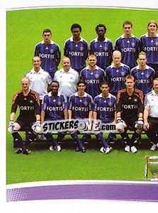 Sticker Team Photo - Football Belgium 2008-2009 - Panini