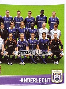 Sticker Team Photo - Football Belgium 2008-2009 - Panini