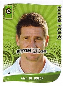 Sticker Glen De Boeck - Football Belgium 2008-2009 - Panini