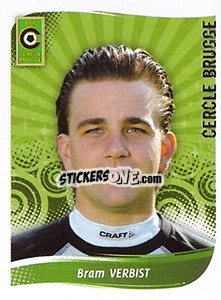 Sticker Bram Verbist - Football Belgium 2008-2009 - Panini