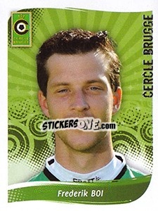 Sticker Frederik Boi - Football Belgium 2008-2009 n. 25 - Panini