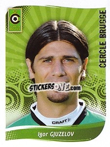 Sticker Igor Gjuzelov - Football Belgium 2008-2009 n. 27 - Panini