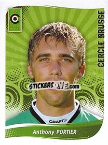 Sticker Anthony Portier - Football Belgium 2008-2009 n. 29 - Panini