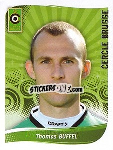 Sticker Thomas Buffel - Football Belgium 2008-2009 n. 34 - Panini