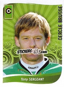 Cromo Tony Sergeant - Football Belgium 2008-2009 n. 35 - Panini
