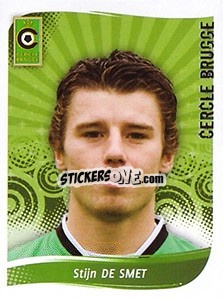 Sticker Stijn De Smet - Football Belgium 2008-2009 n. 38 - Panini
