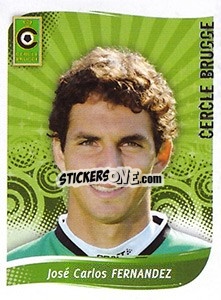 Sticker Jose Carlos Fernandez - Football Belgium 2008-2009 - Panini