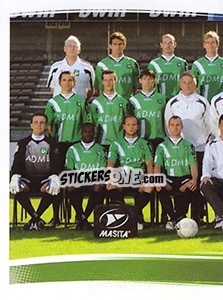 Figurina Team Photo - Football Belgium 2008-2009 - Panini