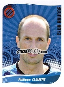 Sticker Phillippe Clement - Football Belgium 2008-2009 - Panini