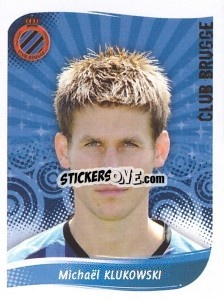 Sticker Michael Klukowski - Football Belgium 2008-2009 n. 51 - Panini