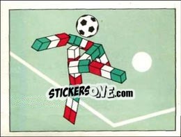Sticker FIFA World Cup "Italia '90" playing talisman 4