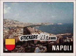 Sticker Panorama of Napoli - FIFA World Cup Italia 1990 n. 14 - Panini