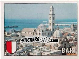 Sticker Panorama of Bari - FIFA World Cup Italia 1990 n. 17 - Panini