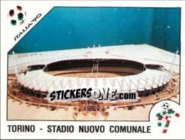 Sticker Torino - Stadio Nuovo Comunale - FIFA World Cup Italia 1990 - Panini