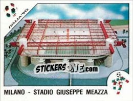 Figurina Milano - Stadio Giuseppe Meazza - FIFA World Cup Italia 1990 - Panini