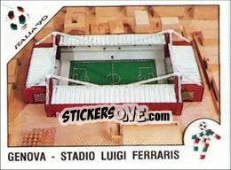 Figurina Genova - Stadio Luigi Ferraris - FIFA World Cup Italia 1990 - Panini