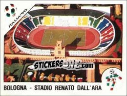 Figurina Bologna - Stadio Renato Dall'Ara - FIFA World Cup Italia 1990 - Panini